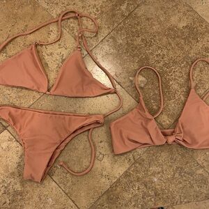 Mikoh Women's Tan Bikini Set